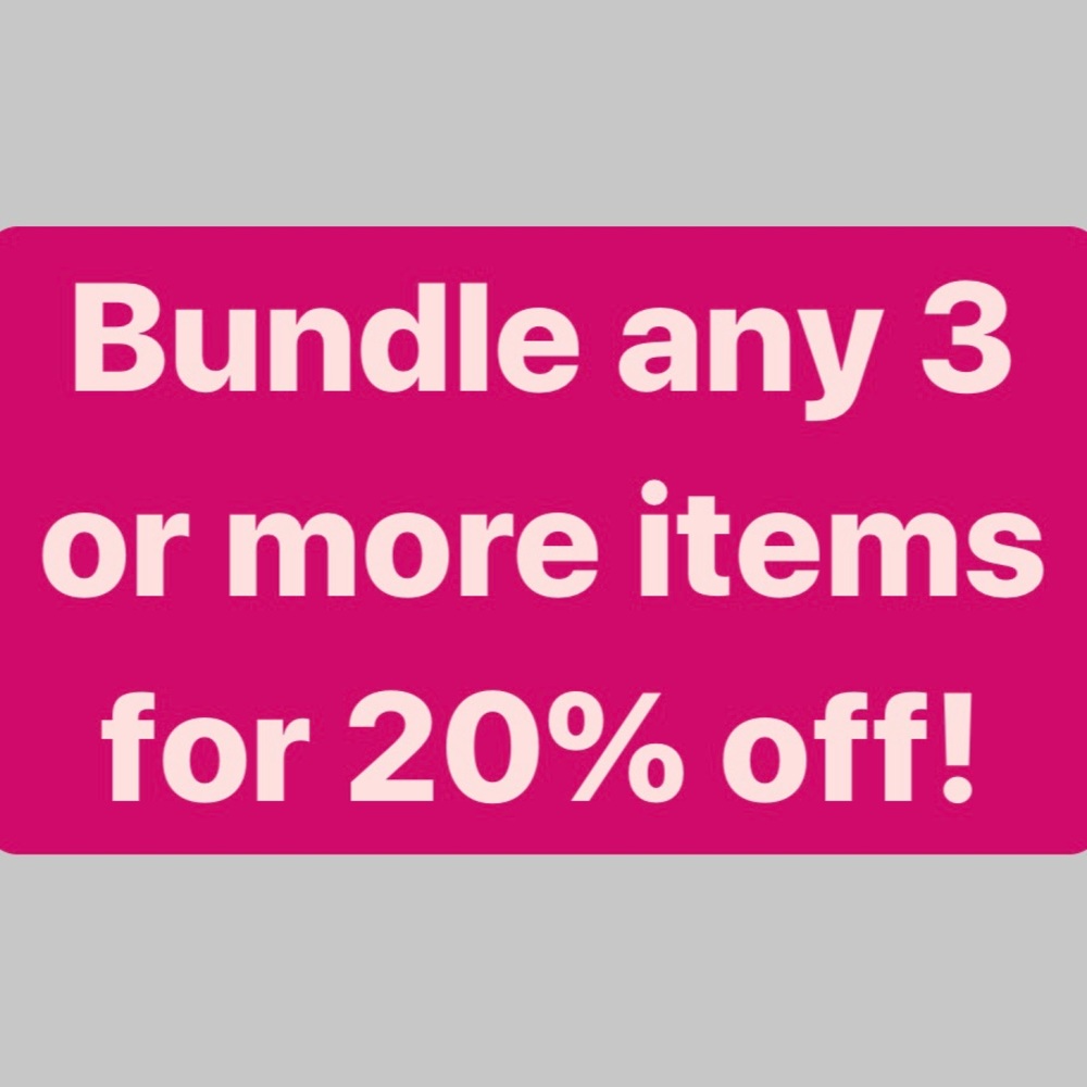 Buy 3, save 20!